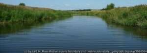 A summer day on the River Rother angling venue