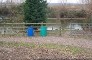 Looking over part of the Horsham Fishing Lake at Upchurch on a winter day